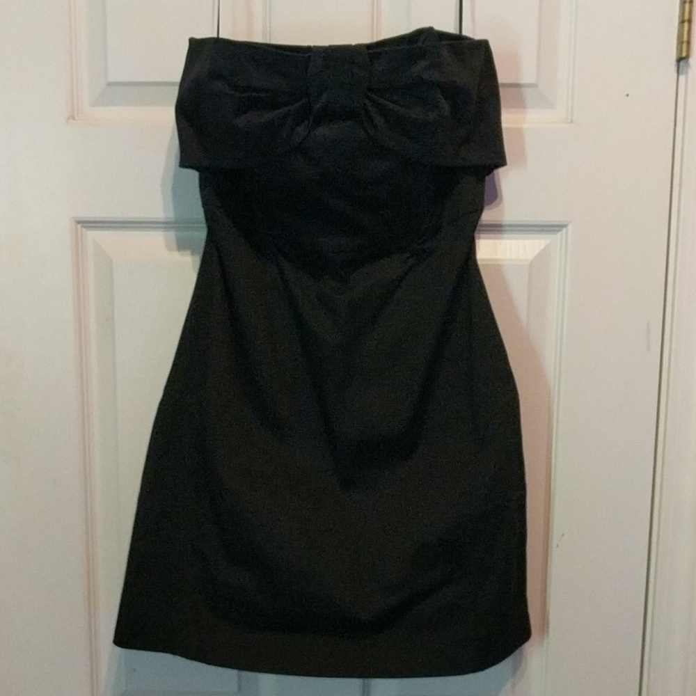Black H&M Strapless Mini Dress